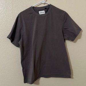 Melrose Place Men’s Grey Casual Short Sleeve T-Shirt Large Size